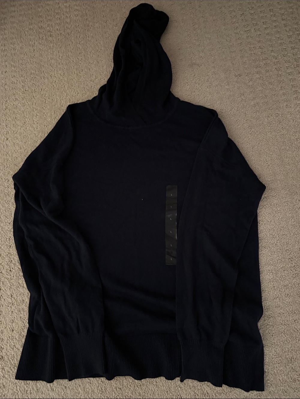 Banana Republic Women’s Cotton Navy Hooded Sweater - Size L NWOT